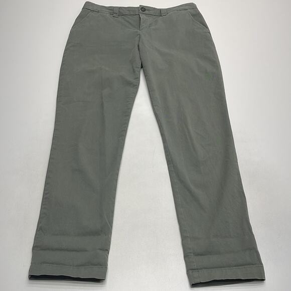 KHAKIS BY GAP Women’s 2 Green Broken-In Straight Crop Pant - Picture 4 of 4